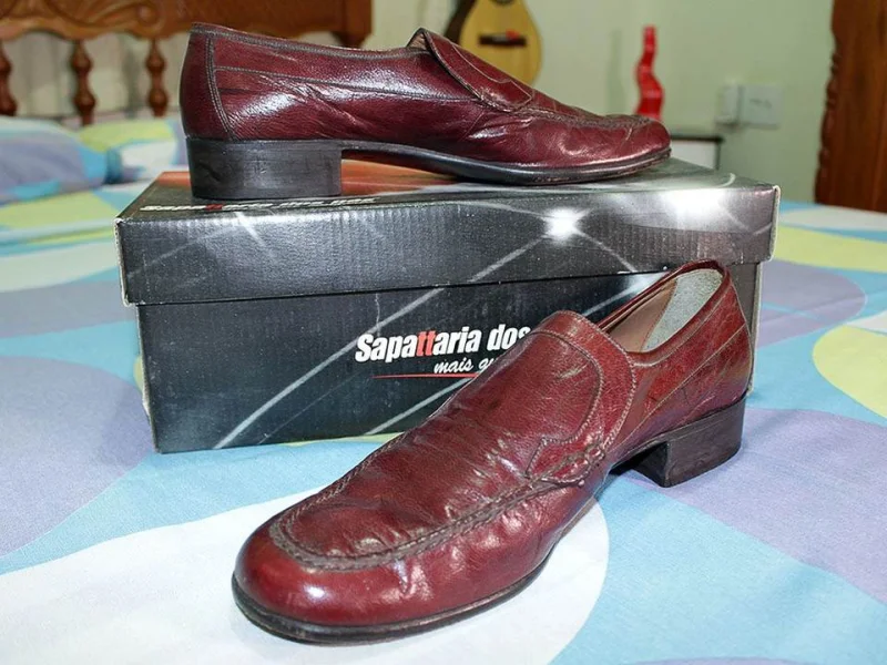 Sapato Social Masculino de Couro para Dança de Salão