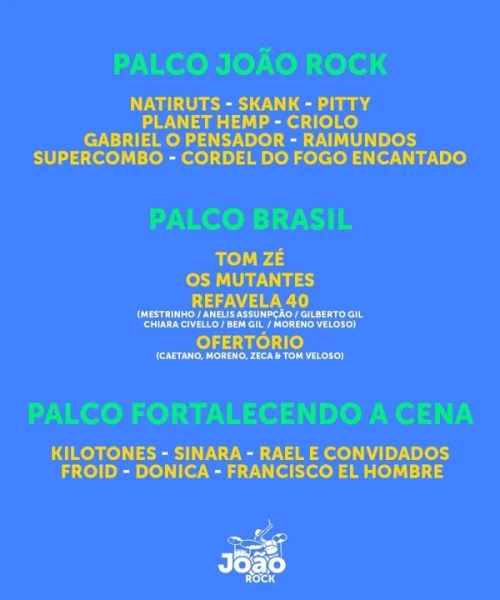 Ingressos João Rock