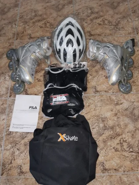 Patins Rollerblade Cinza, N°38, sem Uso