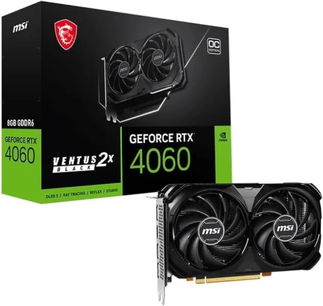 Placa de Video RTX 4060 8GB GDDR6 128Bits Ventus 2X