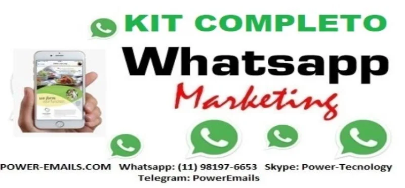 Kit Envios em Massa Whatsapp Marketing 2018