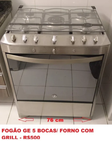 Fogão Ge 5 Bocas com Grill