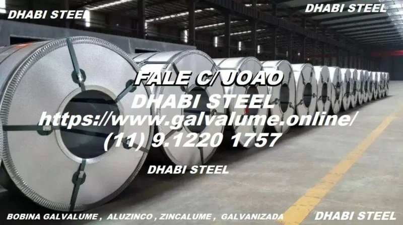 Bobinas de Aco Galvanizado, Galvalume e Pre Pintado