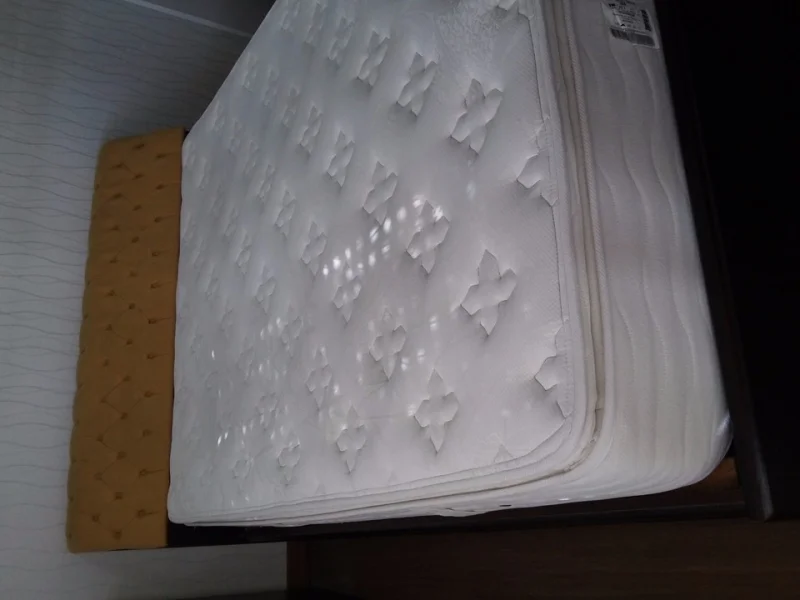 Cama Casal Padrão com Encosto Baú + Colchão