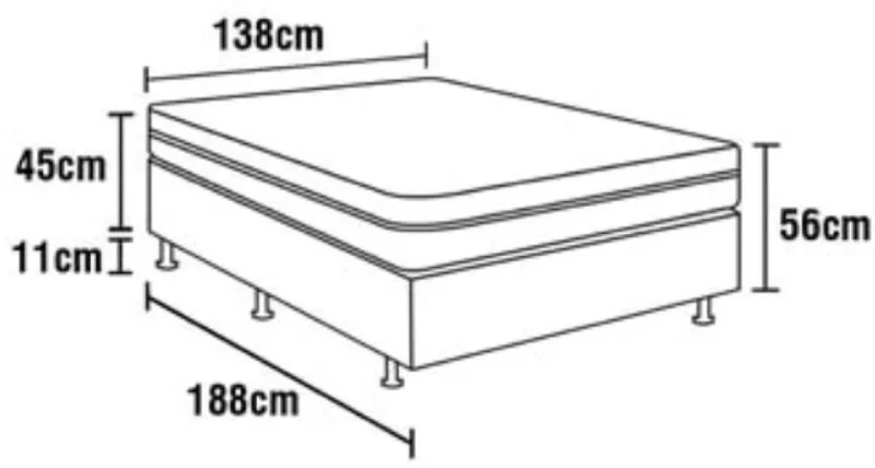 Cama Box Casal