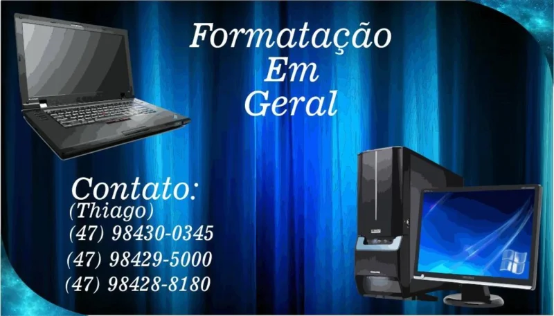Formatação de Computadores e Notebooks!