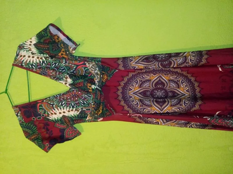 Vestido Longo Estampado