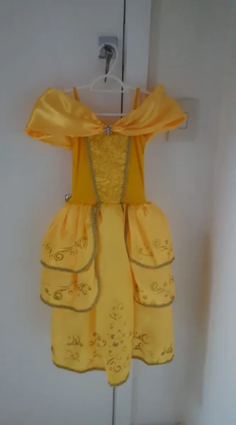 Vestido Princesa Bela - 4 Anos