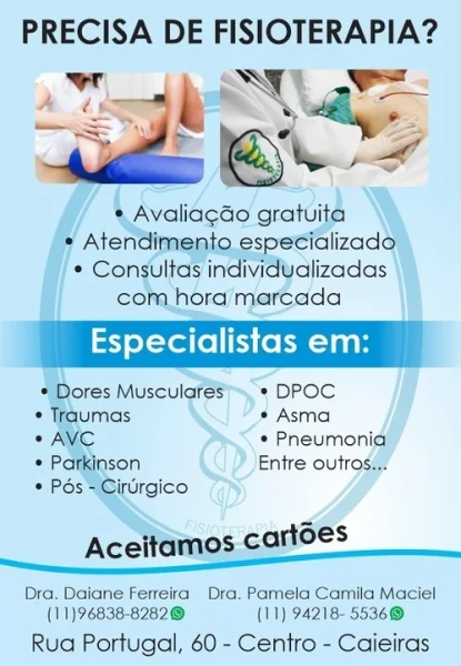 Precisa de Fisioterapia?