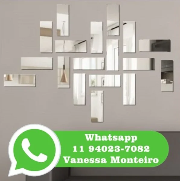 Mosaico em Acrílico Espelhado