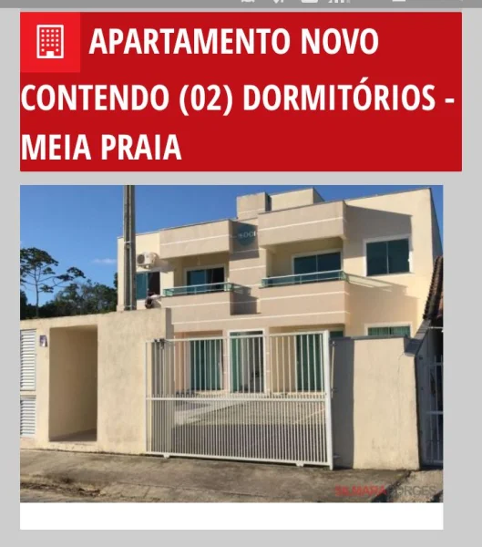 Apartamento Novo Próximo a Praia