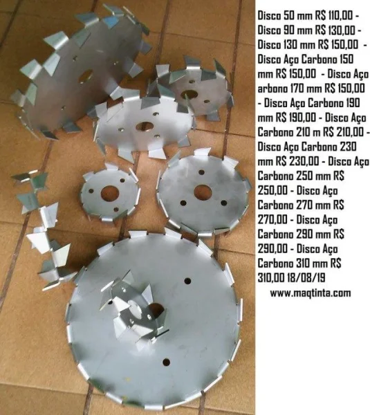 Discos Dispersor de Tintas