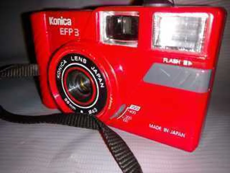 Máquina Fotográfica Antiga Analógica Konica Efp 3 Modelo Raro