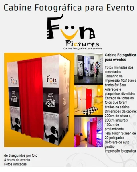 Cabines e Totens Fotográficos