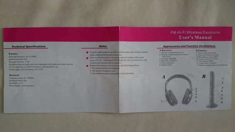 Fone de Ouvido 5x1 Wireless