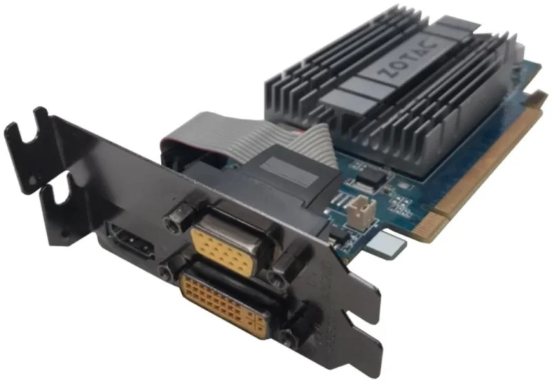 Placa de Vídeo Zotac Geforce 8400gs 512mb 64bits Ddr3 Vga/ Dvi / Hdm