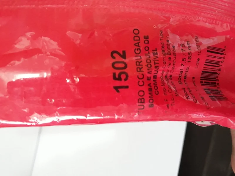 Tubo Corrugado Bomba de Combústivel 15,5 Cm Ds1502