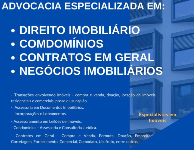 Consultoria e Assessoria Jurídica em Negociações Imobiliárias