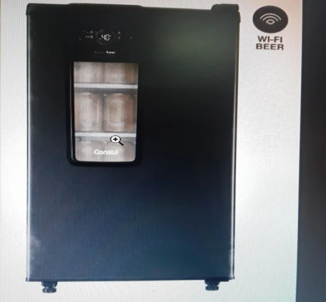 Cervejeira Consul Smartbeer Carbono 82 Litros Frost Free, 110v