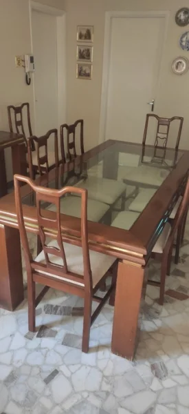 Mesa de Jantar 8 Lugares e Aparador
