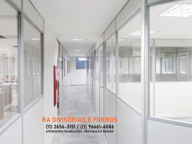 Divisórias Drywall em Guarulhos Eucatex Forro Pvc Isopor Vidro Madeira