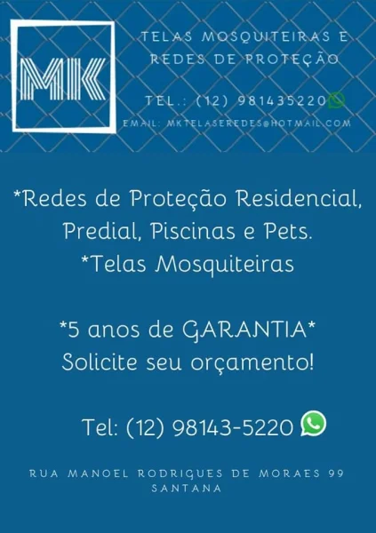Redes de Proteção e Telas Mosquiteiras Sob Medidas
