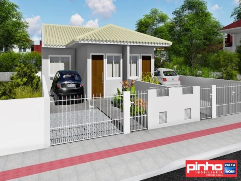 Casa Geminada Nova de 02 Dormitórios, Venda, Bairro Bela Vista, Palhoça, SC