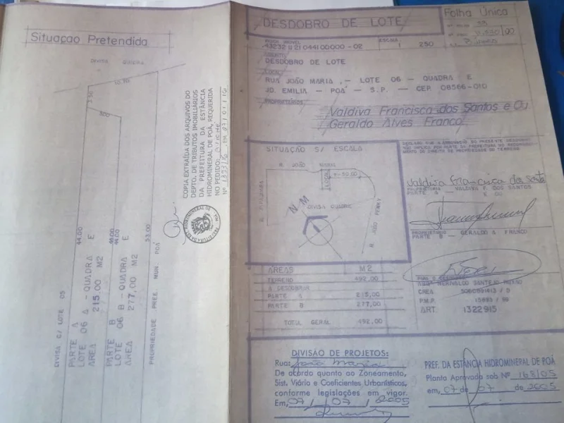Terreno em Poá SP ,r$ 100.000