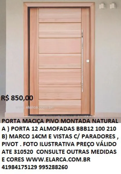 Porta Interna Branca 60 70 80