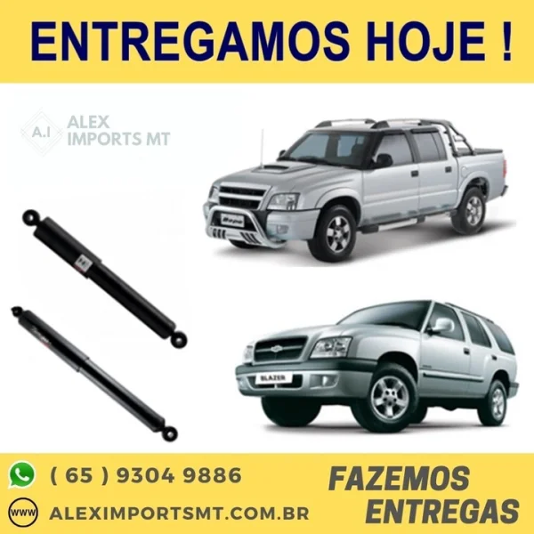 Amortecedores Remanufaturados GM S10, Blazer Recondicionado Brazer