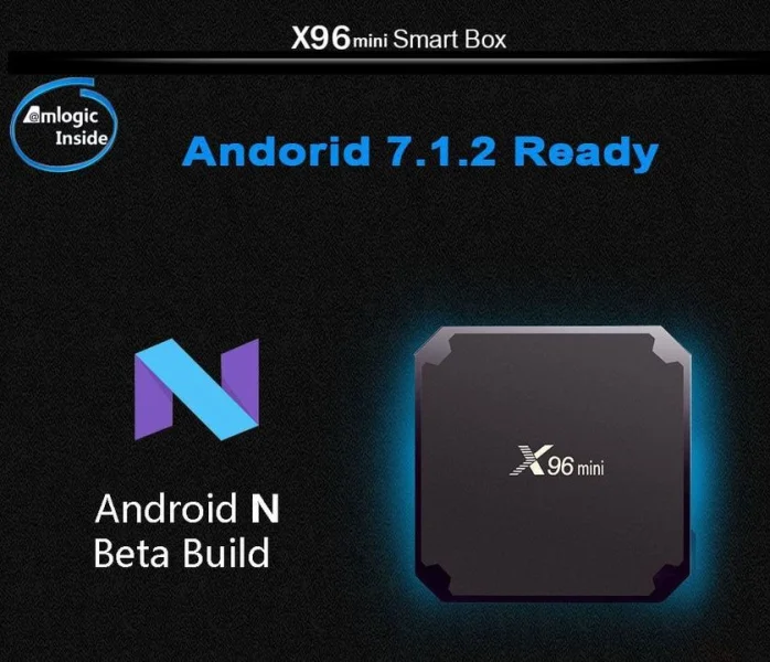 TV Box X96 Mini com 2gb Ram + 16gb Rom