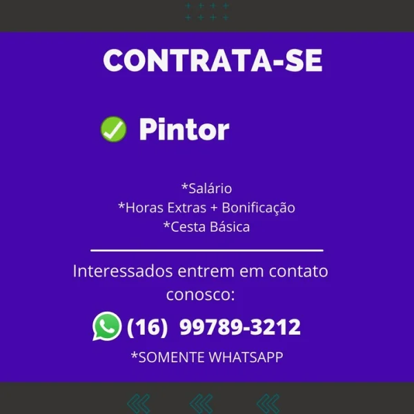 Vaga para Pintor