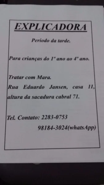 Explicadora