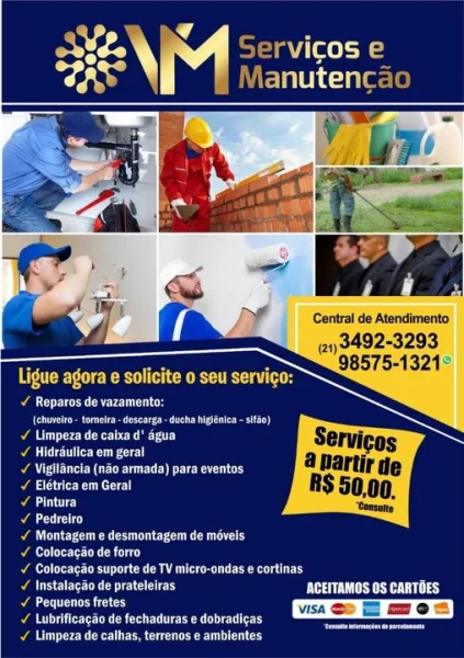 Encanador - Elétricista -instalação de Ventilador -pintor - Marido de