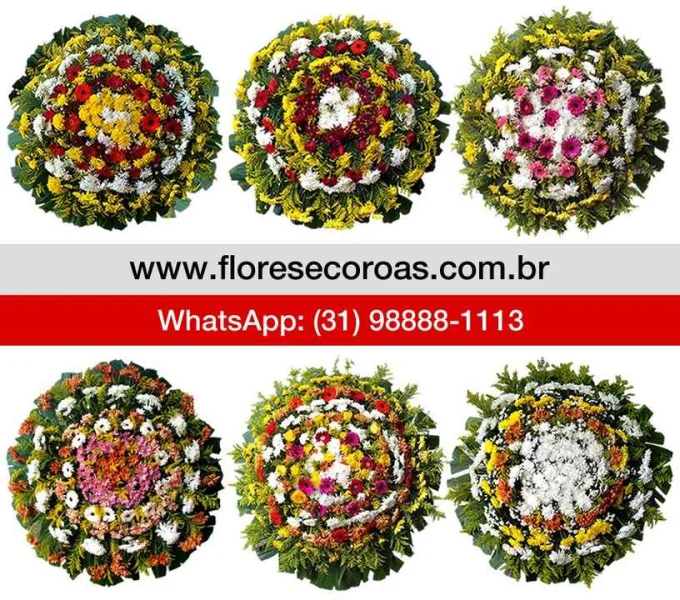 Sete Lagoas Memorial Pax de Minas Floricultura Entrega Coroa de Flores