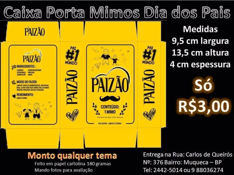 Caixa Porta Mimo