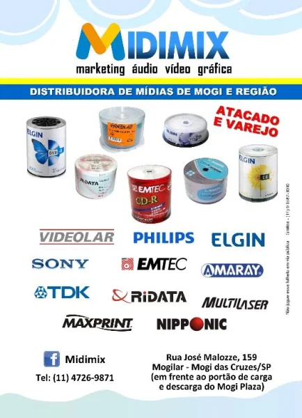 Distribuidora de Mídias de Mogi e Região Atacado e Varejo