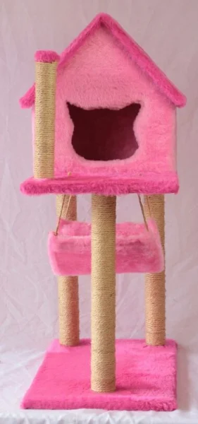 Arranhador para Gatos Casa com Rede