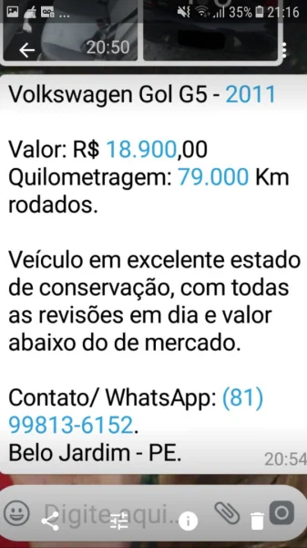 Volkswagen Gol G5 2011