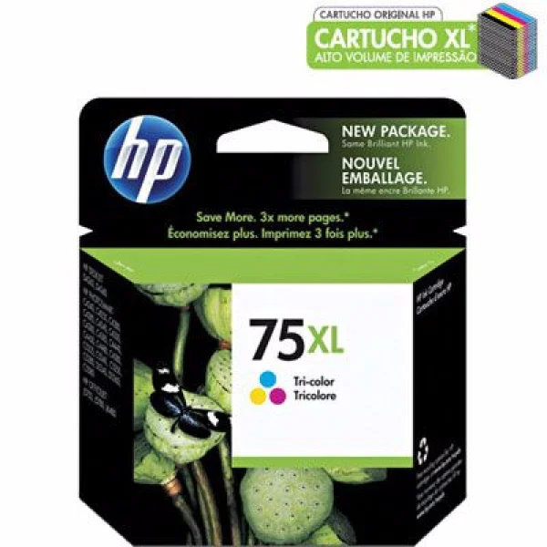 Cartucho 75 XL Colorido Hp