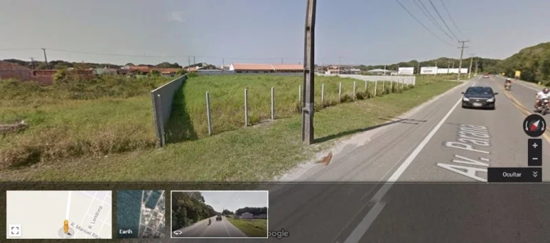 Terreno 1002 m2 de Frente Pra Av Paraná em Guaratuba