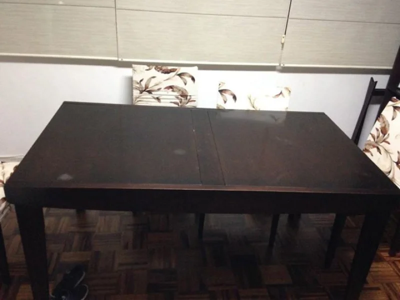 Mesa em Madeira Maciça Cor Tabaco