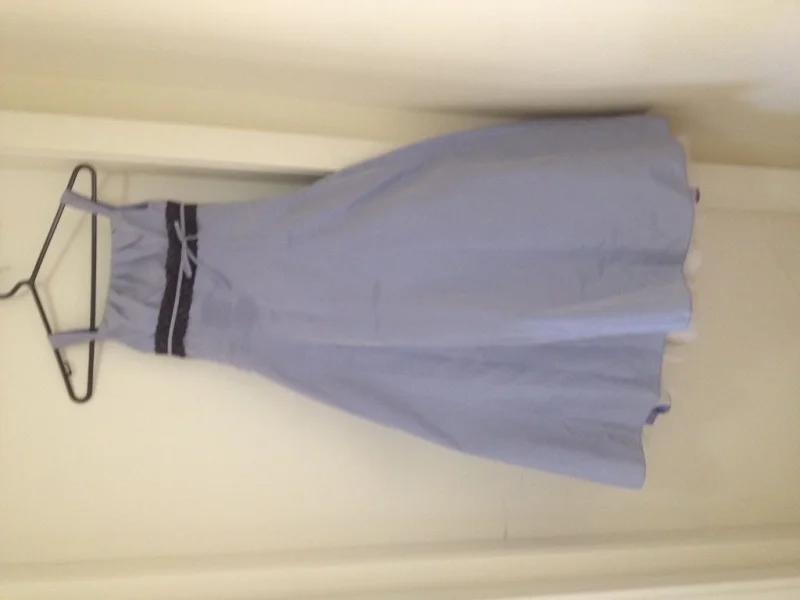 Vestido Longo de Cetim Lilás Tam 8