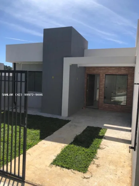 Casa para Venda em Ponta Grossa, Leila Maria, 2 Dormitórios, 1 Banheiro, 1 Vaga