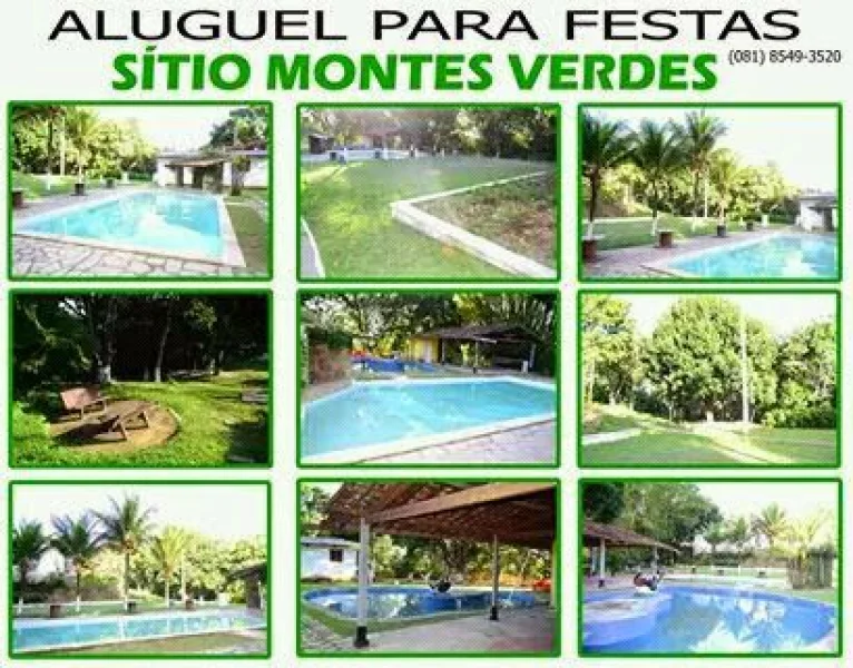 Linda Chácara com 5 Casas, Piscina, Salão de Festas e 2 Chrrasqueiras