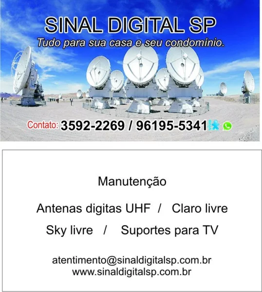 Técnico de Antenas em São Paulo
