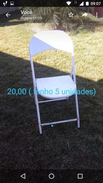 Cadeiras Ferro