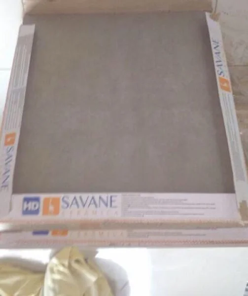 Vendo 95mts Piso Cerâmico Cinza Tipo Porcelanato, Muito Bonito!