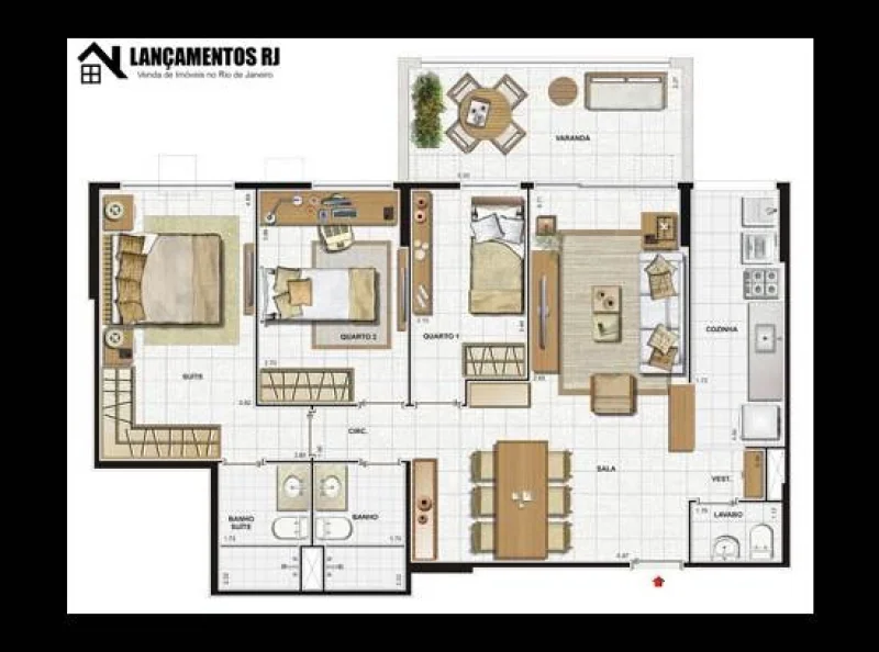 Apartamento 3 Quartos Zona Oeste Barra da Tijuca