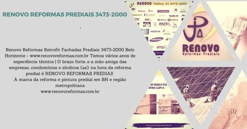 Habitissimo Renovo Reformas Prediais Limpeza de Fachadas em Bh MG